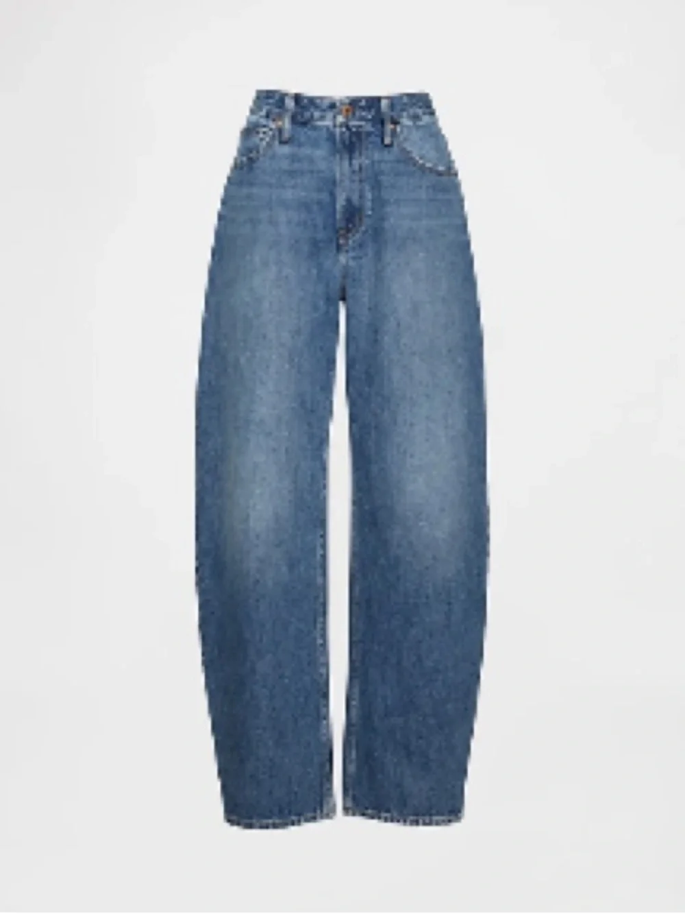 NWT GAP Curvy High Rise Barrel Jeans - Picture 6 of 8